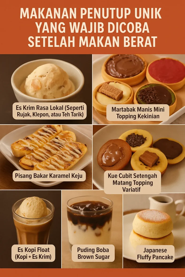 makanan penutup unik