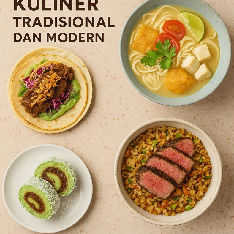 perpaduan kuliner tradisional dan modern