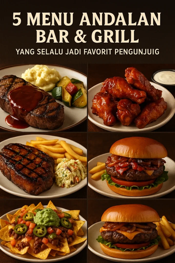 menu andalan bar & grill