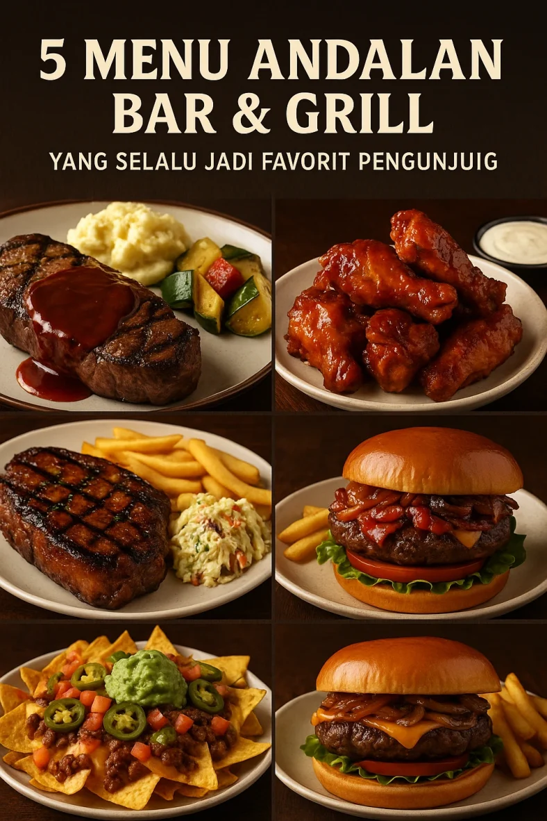 menu andalan bar & grill
