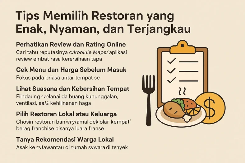 tips memilih restoran